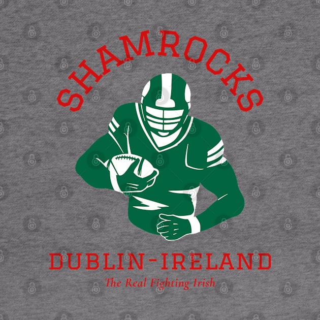 Shamrocks American  Football Dublin Ireland by Ireland